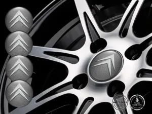 Citroen Adesivo Cupola Design Emblemi Ruota Pregiati